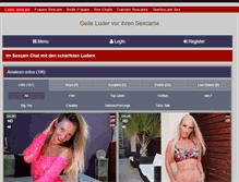 Tablet Screenshot of luder-sexcam.com